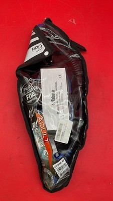 TUSA Sport Adult Visio Tri-Ex Black Series Mask and Dry Snorkel Combo