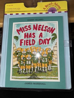 Miss Nelson Has a Field Day  Read Along Book with CD Brand New