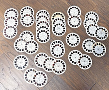35 Vintage 1990's View-Master Reels Disney Batman Seuss Dinosaurs MORE