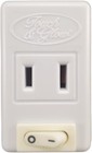 Touch and Glow 2 Prong Electrical Plug Outlet Switch - Handy On/Off Switch.