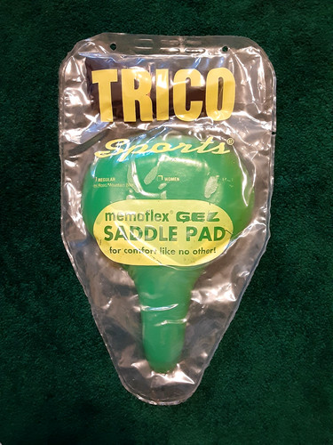 TRICO Memoflex Gel Bicycle Saddle Pad, Regular, Green, NEW IN PACKAGE
