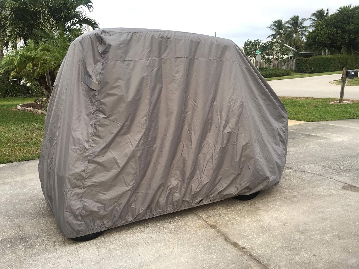 【2023Upgraded】 Outdoor Golf Cart Cover Compatible with EZ GO, Club Car, Yama