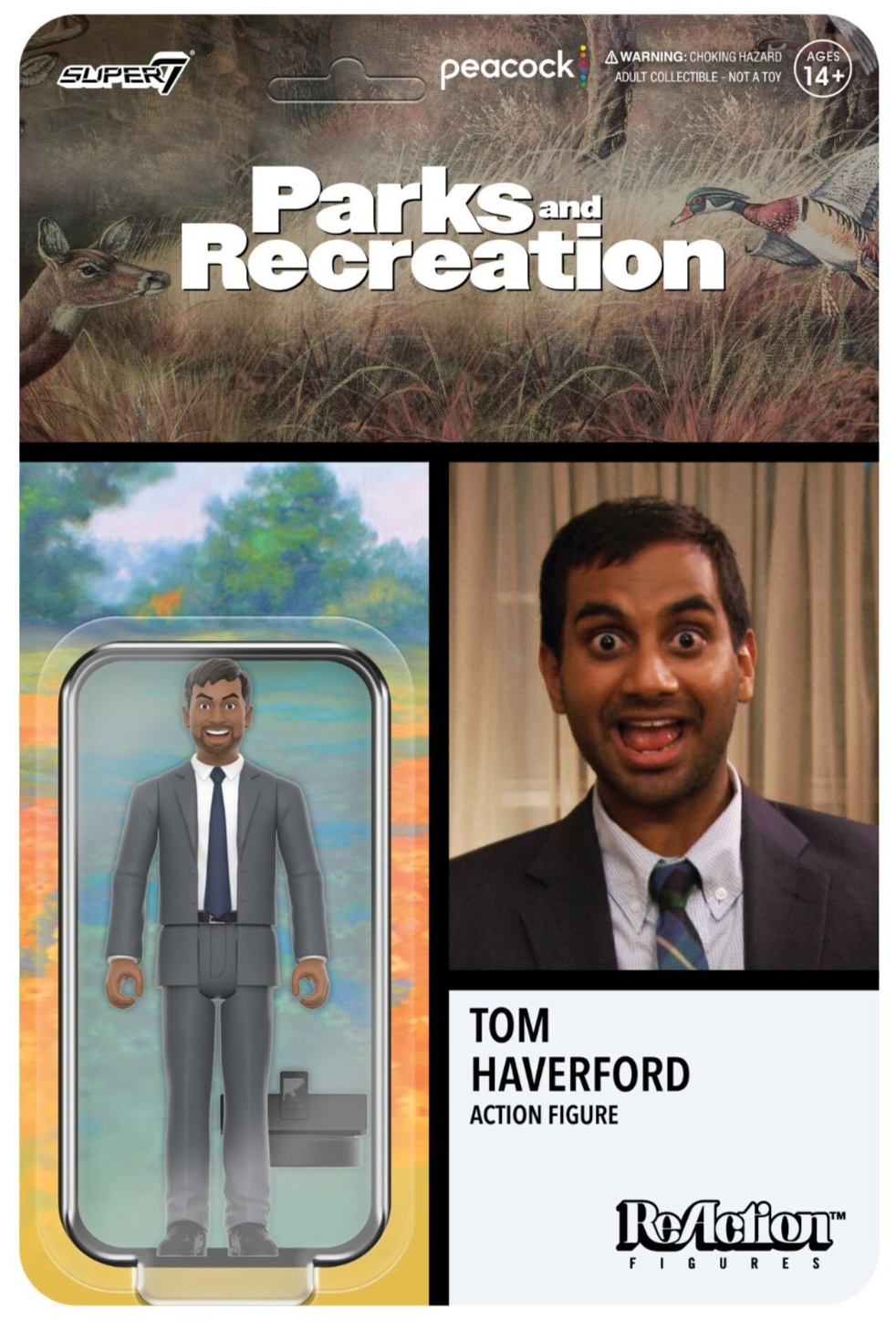 Parks and Recreation - Tom Haverford - Super7 ReAction Action Figure
