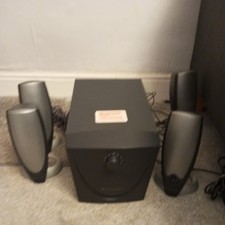Altec Lansing  Multimedia Computer PC 4 Speakers & Subwoofer READ DESCRIPTION 