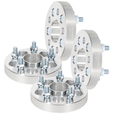 4Pc '' 25mm Thick 5x100 12x1.25 Wheel Spacers (silver)