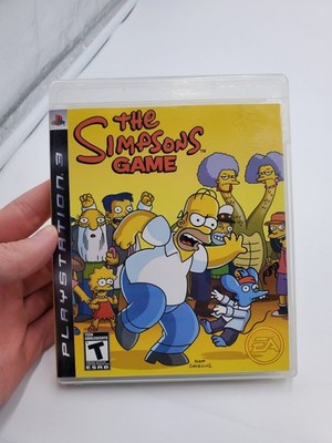 The Simpsons Game   PlayStation 3 PS3   Complete in Box CIB