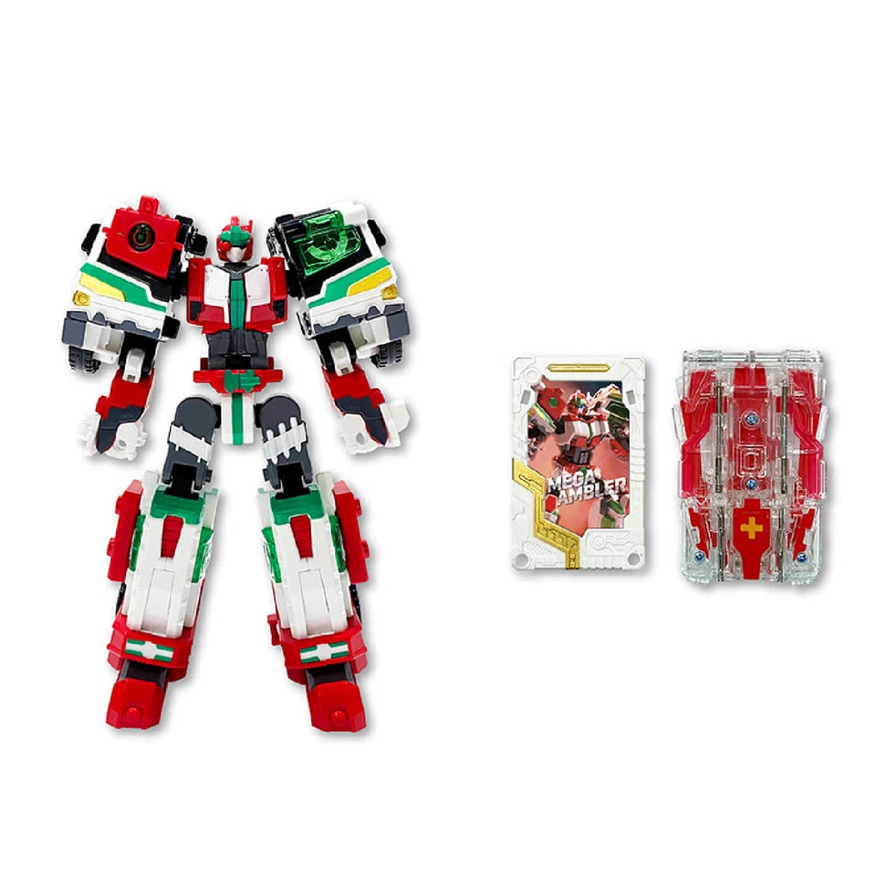 Metal Cardbot Mega Ambler Transformer Robot / Figure Car Toy Gift - Image 2 of 2