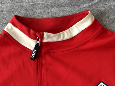 New Balance Lille OSC Pre Game Jacket Red NWT Sealed Soccer Zip
