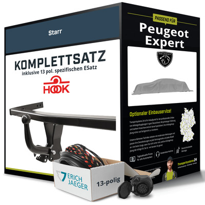 Anhängerkupplung starr für PEUGEOT Expert +E-Satz AHK NEU ABE