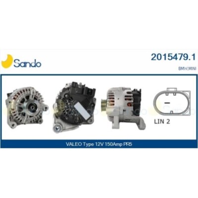 Generator Sando 2015479.1 für Bmw Mini