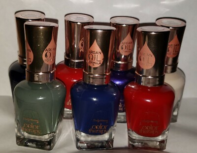 Sally Hansen Color Therapy with Argan Oil Formula Nail Polish, Choose Your Color