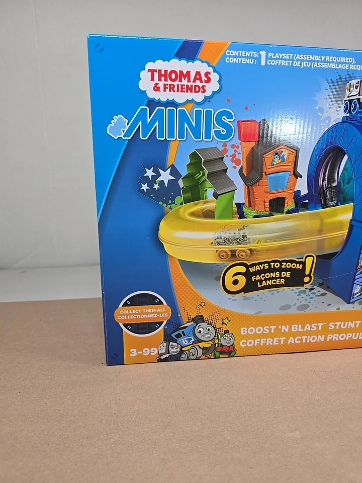 Thomas and Friends Minis Boost 'N Blast Stunt Set w Exclusive Mini New Sealed - Image 2 of 4
