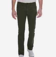 Jachs Men’s Traveler 5 Pockets Stretch Pant, (Green,32X30) NWT