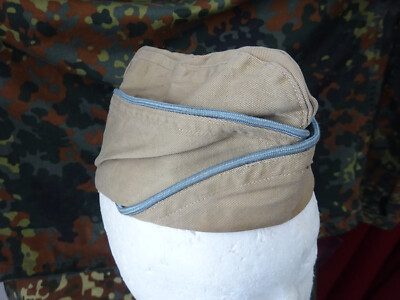 Original Schiffchen US Infanterie Airborne WWII 1942 CAP GARRISON KHAKI