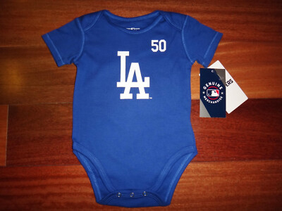 Mookie Betts LA Dodgers MLB Newborn/Infant Creeper Bodysuit 0-18 Months NWT