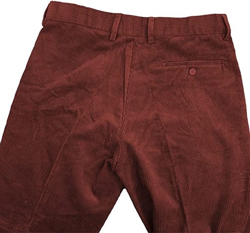Men’s Corduroy Cord Trousers Pants Quality High Waist Expandable Waist Upto 60" - Picture 38 of 39