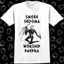 Smoke Skooma Worship Daedra Gamer Heartbeat T Shirt Meme Gamer Best Seller 994