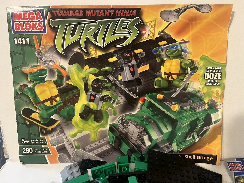 Mega Books 1411 Teenage Mutant Ninja Turtles Battle Shell Bridge.Not Inventoried - Image 2 of 4