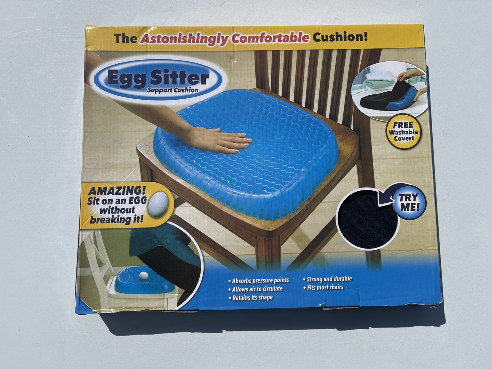 New BulbHead Egg Sitter Seat Cushion with Cover Support As