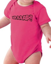 BRAAAP! MAGLIETTA BAMBINO CREEPER NEONATO PEZZO UNICO MOTOCROSS JUST RIDE SLED MX 