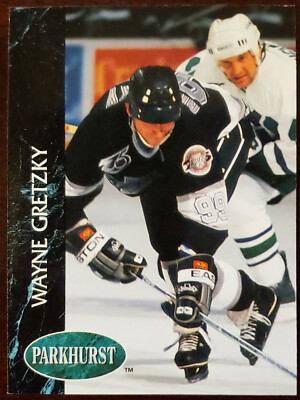rare hockey cards worth money 1992-93 Parkhurst Wayne Gretzky Hockey Card #65