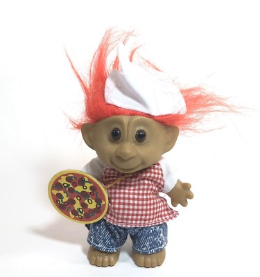 Vintage Pizza Maker Troll Doll