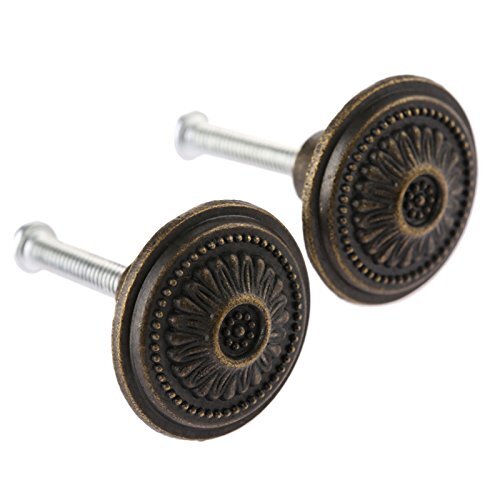 2Pcs Vintage Farmhouse Style Single Hole Knobs for Cupboard Dresser 2  Pieces | eBay