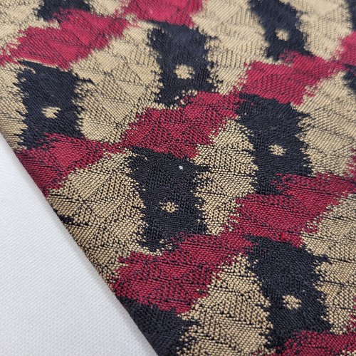 Robert Talbott Tie Black Red Gold Best Of Class Abstract Hand Sewn Silk England - Picture 6 of 12