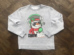 girls sequin christmas jumper