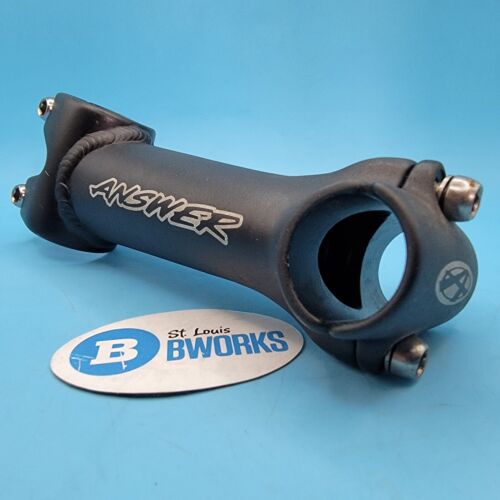 Vintage Answer 1 1/8" Threadless Bike Stem 25.4mm Clamp 120mm +/-10° MTB c24