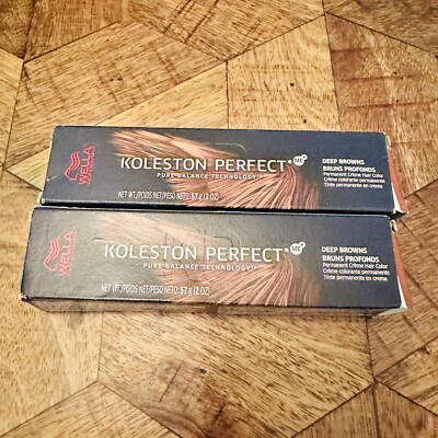 Wella Koleston Perfect Me Permanent Hair Color 6/71 Dark Blonde/Brown Ash