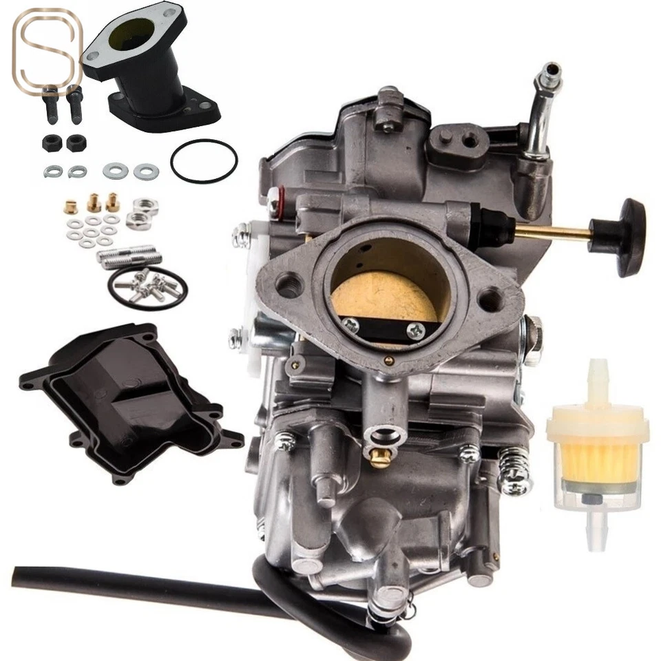 Bota de carburador y colector de admisión para Yamaha Kodiak 400 YFM400FW 1993-1998 4x4 Foto 2 de 4