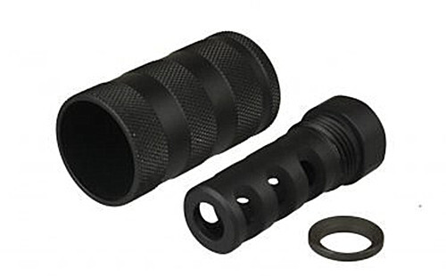 High-Performance Muzzle Brake Multi-Thread with 13/16x16 Adapter for Various Calibers