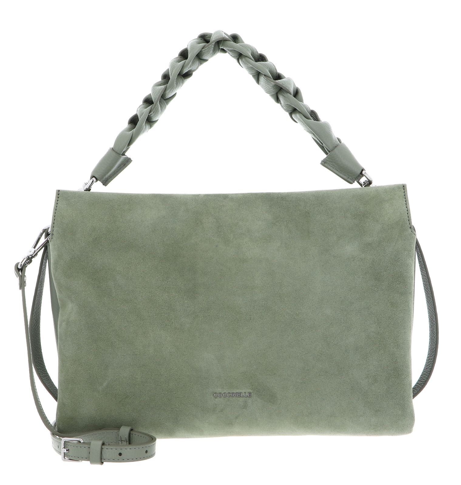 COCCINELLE shoulder bag Boheme Handbag Suede Greenery