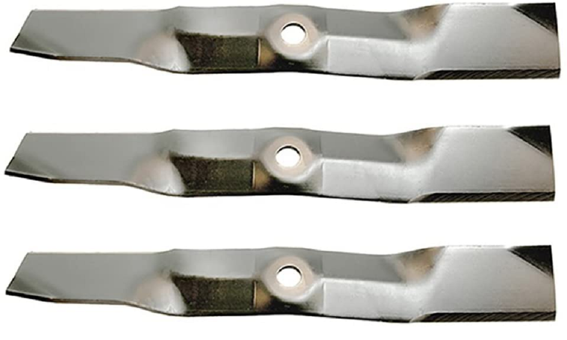 3 Mower Blades For 48" Deck John Deere M127500 M145476 X300 500 X534