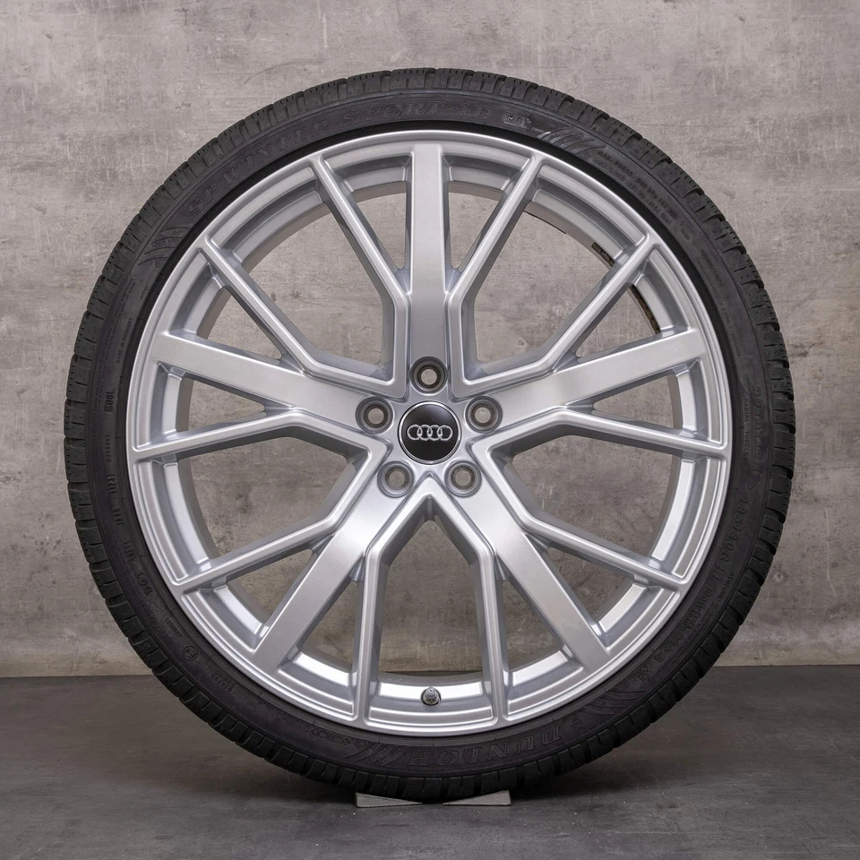 Audi RS6 Winterräder 21 Zoll 4G C7 Felgen Performance 4G0601025CJ silber glanz - Bild 2 von 4