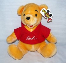 Winnie The Pooh Walt Disney World Plush 14" W Tags Mouseketoys