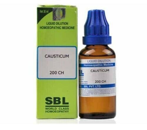 SBL Causticum 200 CH Homeopathic Remedies 30ml Free Shipping - Picture 1 of 5