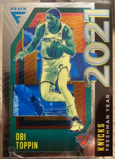 2020-21 Panini Flux Freshman Year Obi Toppin RC #23 New York Knicks