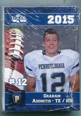 NEW 2015 Big 33 Pennsylvania PA High School Football FACTORY SEALED w D.J. Moore