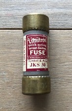 BUSSMANN JKS 30 FUSE CLASS J LIMITRON QUICK ACTING CURRENT LIMITING 30A JKS30
