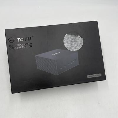 TOTU Universal USB-C 4K Triple Display Docking Station, with Charging Support