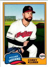 2018 Topps Archives #284 Corey Kluber     Cleveland Indians
