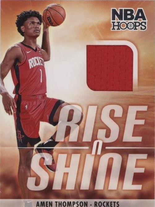 2023-24 Panini NBA Hoops - Rise N Shine Memorabilia Amen Thompson
