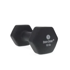 Body Sport Neoprene Dumbbell Weight, Strength Training Equipment for Home Gym,