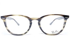 NEW Ray Ban RB7159 5798 Unisex Green Havana Square Eyeglasses Frames 52/20 145