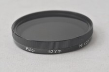  SakuraDo  Excellent  Rare  Nikon Polar 52mm Screw-In Polarizing Filter