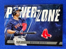 2022 #PZ-13 Rafael Devers Topps Stadium Club Baseball Power Zone Red Sox