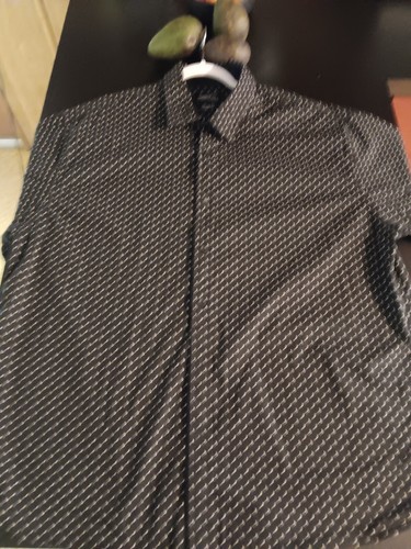 kenneth cole tapered fit short sleeve 2x shirt - Picture 5 of 7