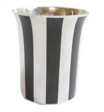 Authentique porte-stylo tasse HERMES métallique #8844